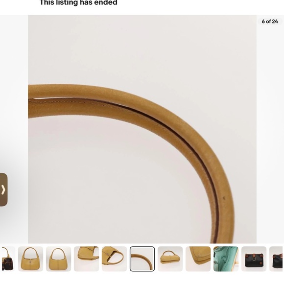 BALLY Elegant Tan Leather Handbag (minor callouts) - Picture 5 of 12